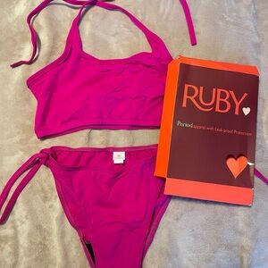 Ruby Pink Bikini Set
